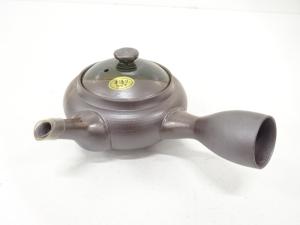 作家物　緑釉　急須